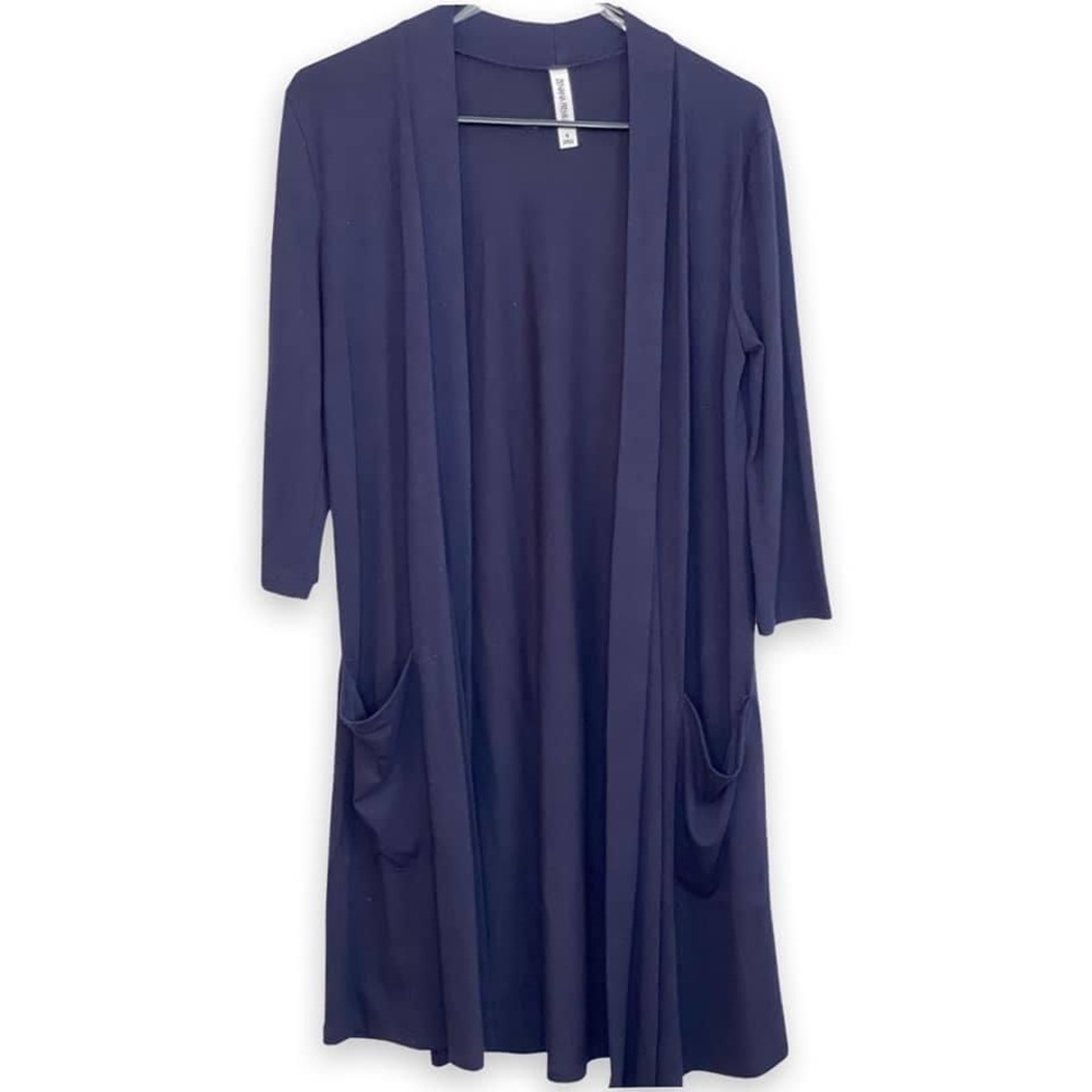 Navy Slouchy Cardigan